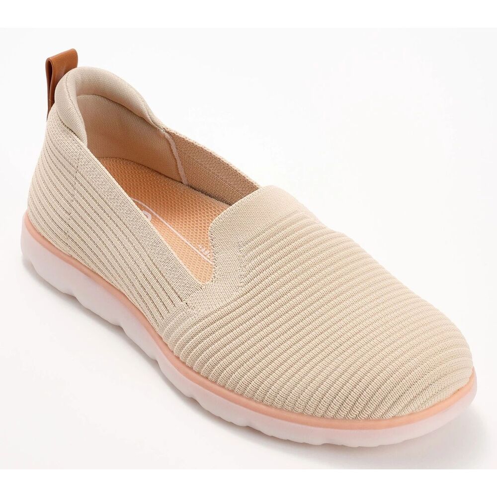 New Ryka Women's Effort Slip On Sneakers Terra Taupe Size 7.5M